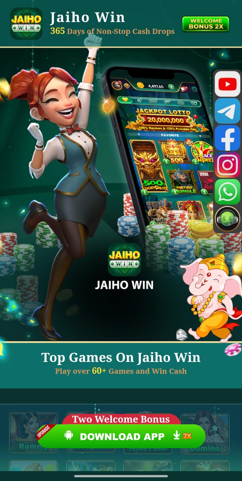 Jaiho Win App Download - All New Yono All Rummy App